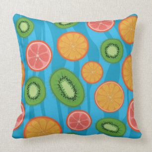 Fruit mood throw pillow