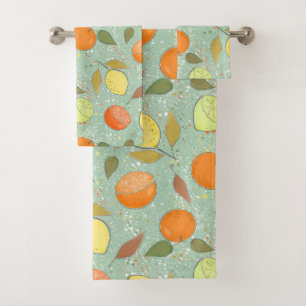 Fruit motif aux citrons, oranges