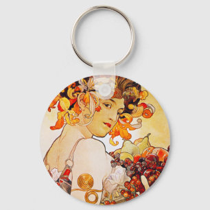 Fruit, Mucha Keychain