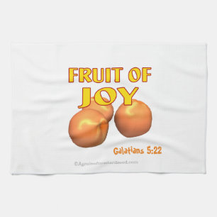 Fruit of Joy Galatians 5:22 Kitchen Towel