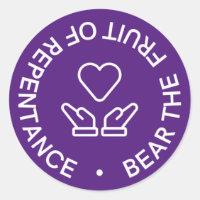 Fruit of Repentance Stickers
