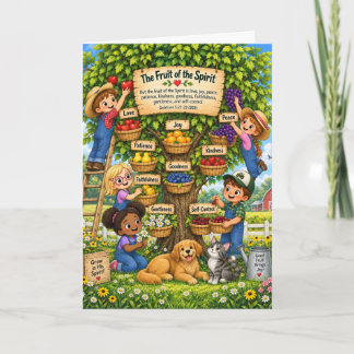 Fruit of the Holy Spirit: Children's Card