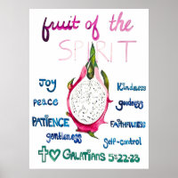 Fruit of the Spirit Art Fruit of the Spirit Poster