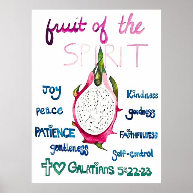 Fruit of the Spirit Art Fruit of the Spirit Poster (Devant)