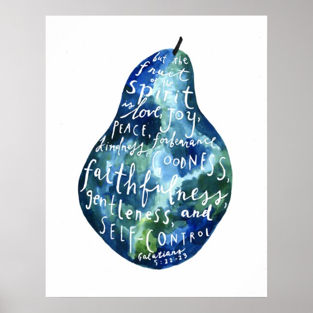 Fruit of the Spirit Art Poster (Front)