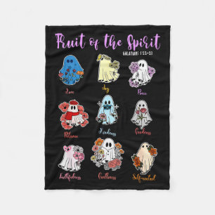 Fruit Of The Spirit Christian Religious Halloween Fleece Blanket