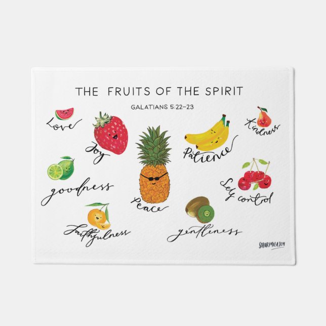 Fruit of the Spirit Door Mat (Front)