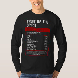 Fruit Of The Spirit Galatians 522 Inspirational Ch T-Shirt
