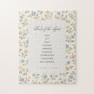 Fruit of the Spirit Galatians 5:22–23 Bible Verse  Jigsaw Puzzle