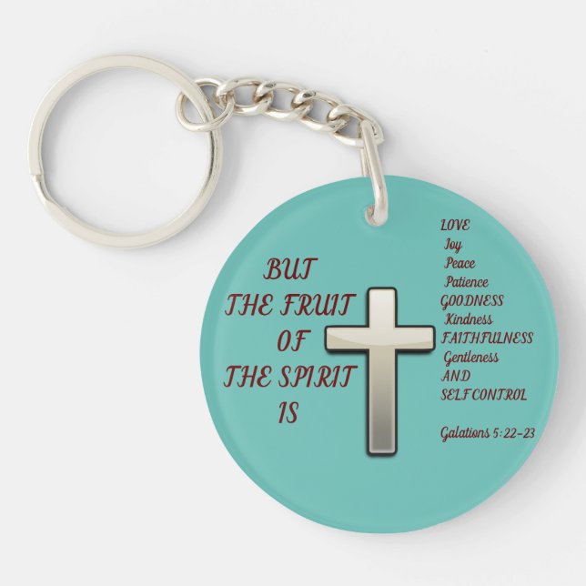 Fruit of the Spirit is Always in Season Keychain (Front)