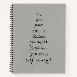 Fruit of the Spirit notebook