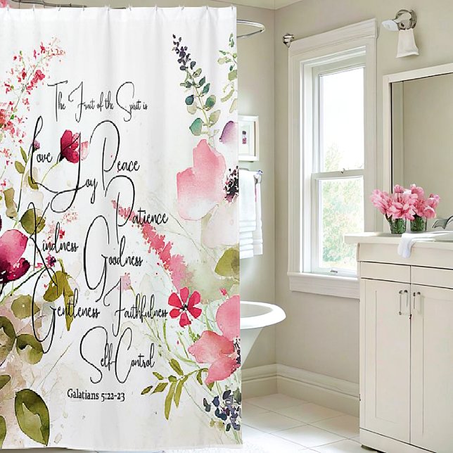 Fruit of the Spirit pink floral (Creator Uploaded)