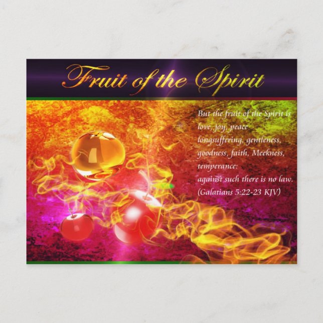 Fruit of the Spirit Postcard (Front)