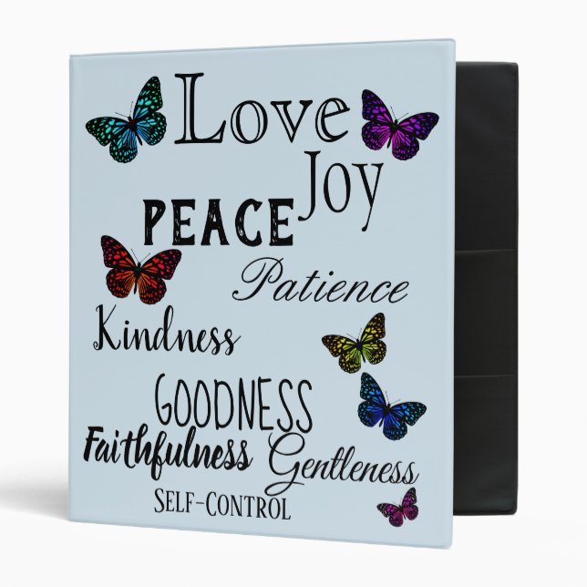 Fruit of the Spirit Scripture Personalized Binder (Front/Inside)