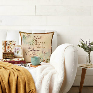 Fruit of the Spirit Throw Pillow