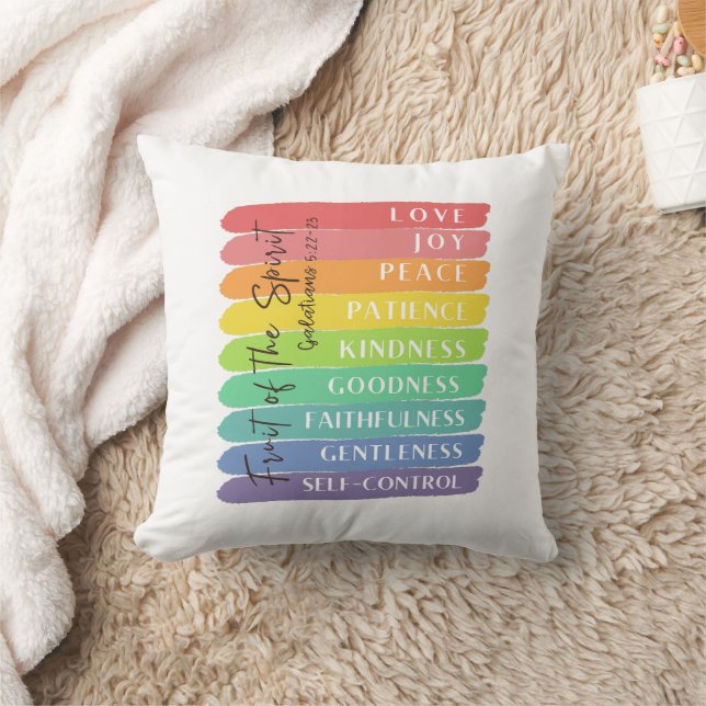 Fruit of the Spirit Throw Pillow (Blanket)