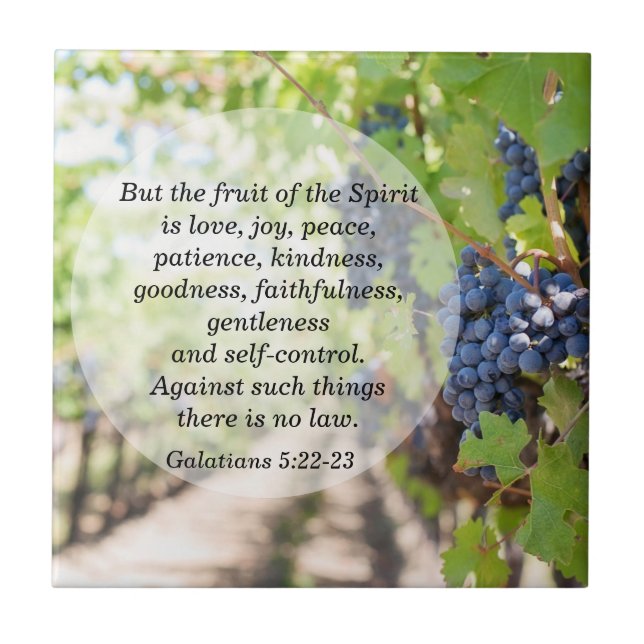 Fruit of the Spirit Tile (Front)