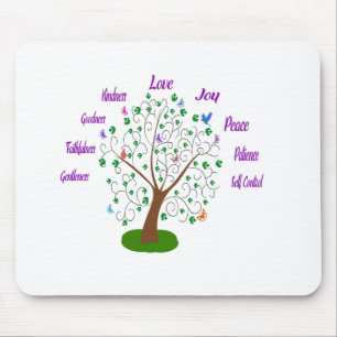 Fruit Of The Spirit Tree Mouse Pad