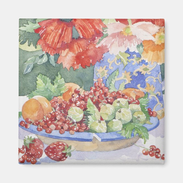 Fruit on a plate 2014 magnet (Front)
