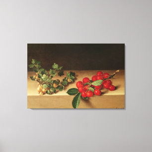 Fruit on the Table, 1644 Canvas Print