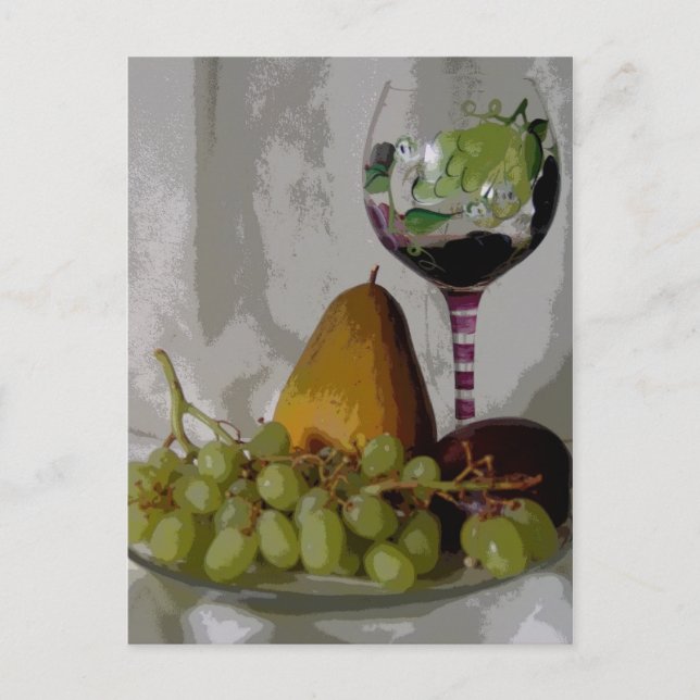 Fruit On The wine Postcard (Front)