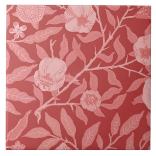 Fruit or Pomegranate in wine red and soft  Tile