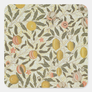 Fruit or Pomegranate wallpaper design Square Sticker