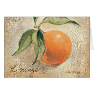 Fruit orange brillant rond