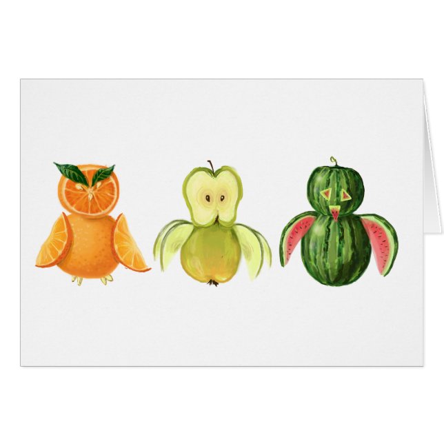 Fruit owls (Front Horizontal)