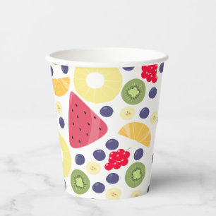 Fruit party -  paper cups