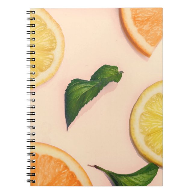 Fruit pastel pattern notebook (Front)