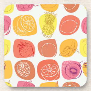 Fruit pattern coaster