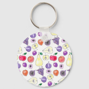 Fruit pattern keychain
