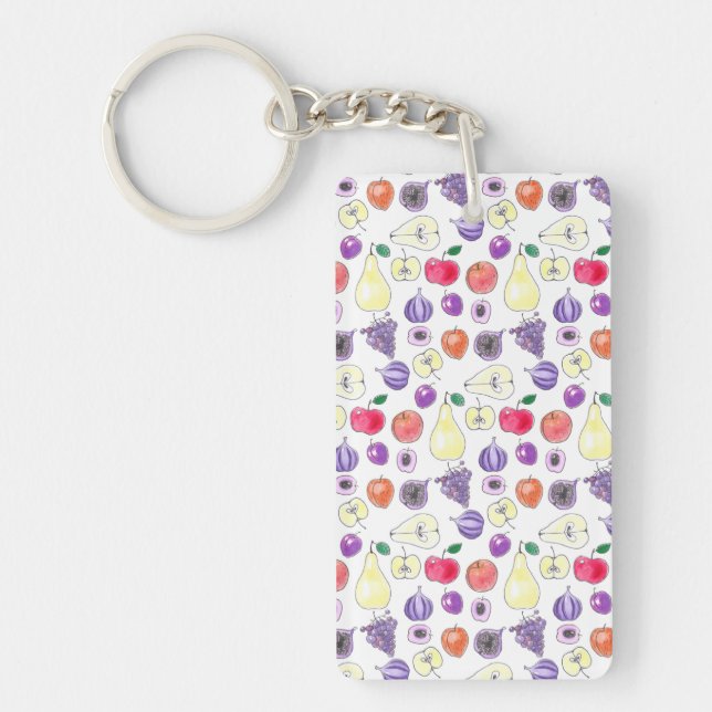 Fruit pattern keychain (Front)