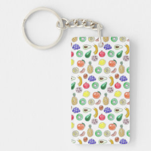 Fruit pattern keychain