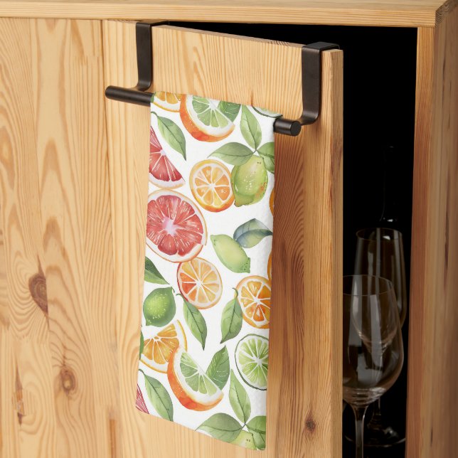 Fruit Pattern Kitchen Towel (Thirds Fold)