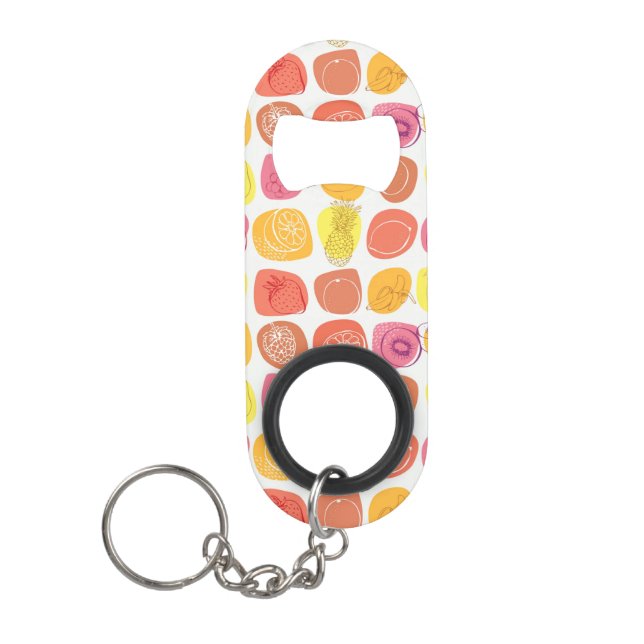Fruit pattern mini bottle opener (Front)