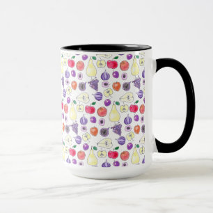 Fruit pattern mug