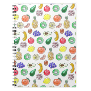 Fruit pattern notebook