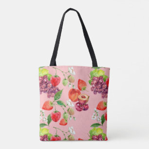 Fruit Pattern Tote Bag