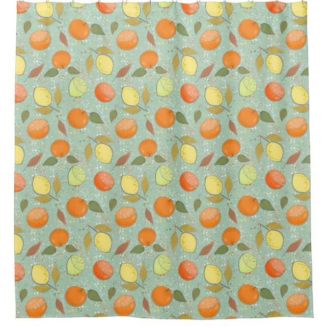 Fruit pattern with lemons, oranges (Front)