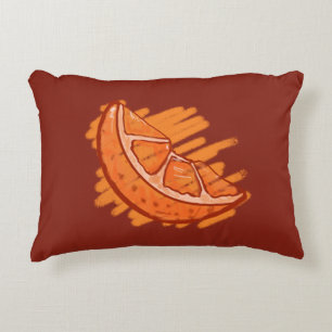 Fruit Patterns Blood Orange Gifts Accent Pillow