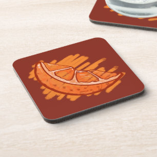 Fruit Patterns Blood Orange Gifts Coaster
