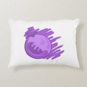 Fruit Patterns Blueberries and Cream Accent Pillow