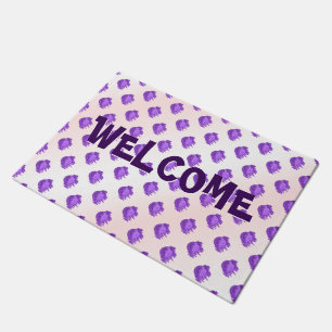 Fruit Patterns Blueberries and Cream Doormat