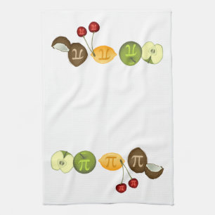 Fruit Pi, Pi on Various Fruit Kitchen Towel