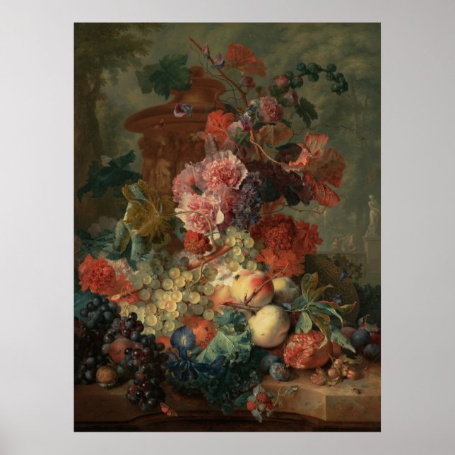 Fruit Piece by Jan van Huysum Poster (Front)