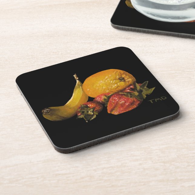 Fruit Plastic Coasters (Left Side)