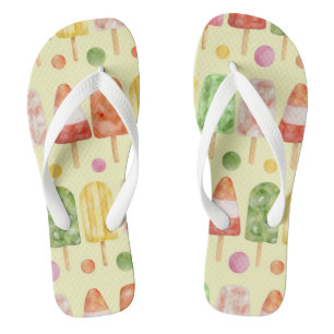 Fruit Popcicle Flip Flops