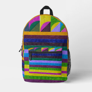 "Fruit" Printed Backpack